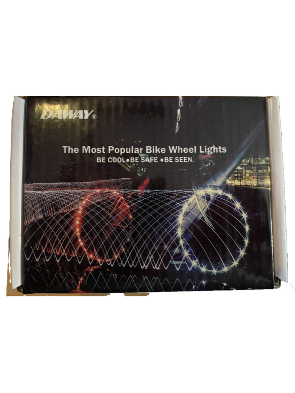 Daway Bike Wheel Light 2 modes(steady/flashing) Water Resistant Design